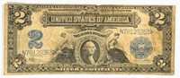 1899 LG $2 Silver Certificate CIRCULATED