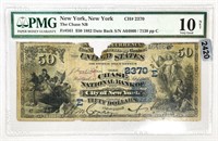 1882 $50 The Chase NB New York, NY Nat. Bank Note