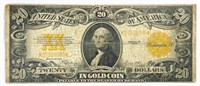 1922 $20 Gold Certificate CIRCULATED