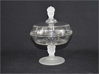 1878 George Duncan & Sons 3-Faces Covered Compote