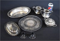 11-pc Silver Plate Lot