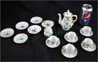 20-pc Child's White Porcelain Tea Set