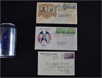 3 US Army Heroes First Day Covers