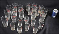 Case of 24 COORS BEER Advertising Glass Tumblers