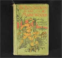 1913 The Boy Scout in the Maine Woods Book