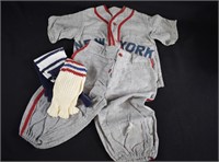 Vintage Child's New York Giants Uniform