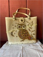 Enid Collins Style Owl Jeweled Handbag