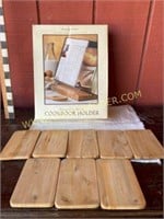 Williams Sonoma Cookbook Holder & Wooden Rivets