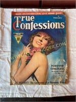 1937 True Confessions Magazine