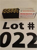 Winchester 22 long rifle bullets, full box, new