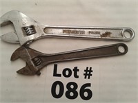 15" and 12" crescent wrenches