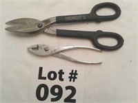 Pliers and Midwest snips