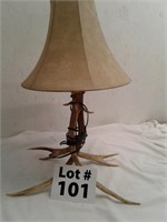 Antler lamp approximately 25" tall x 15" w