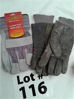Two pair work gloves