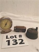 Vintage Room thermometer, Sunco metal cable car