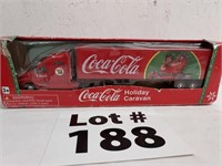 2008 Coca-Cola holiday Caravan, diecast metal