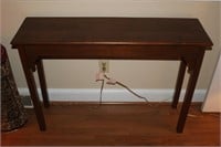 solid pine Chippendale style console table