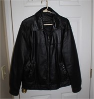 St Johns Bay leather coat M