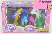 Wonder Pony Land Horse Family Set - New in Box