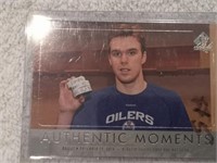 CONNOR MCDAVID AUTHENTIC MOMENT CARD