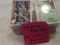 COMPLETE SETS RYAN (100Ct) AND SEAVER (110Ct)