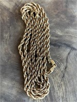 10K Peru Gold Rope Chain 2.7g