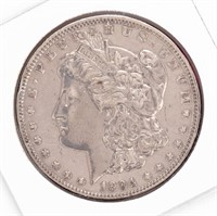 Coin 1894-O Morgan Silver Dollar, XF Cleaned