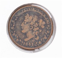Coin  1837 Hard Time Token "Mint Drop"  in Fine