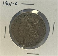 1901 "O" - MORGAN SILVER DOLLAR (M25)