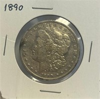 1890 - MORGAN SILVER DOLLAR (M3)