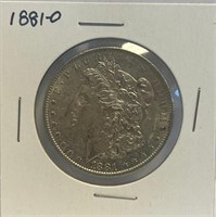 1881 "O" - MORGAN SILVER DOLLAR (M6)
