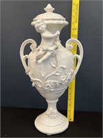 Vintage Ardalt Impero Biaco Italian Cherub Vase