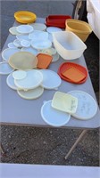 Group of Miscellaneous Tupperware Parts