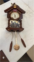 Civil War Cuckoo Clock