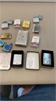 Group of 10 Lighters Zippo & More