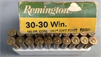 20 Rnds .30-30 Win Remington Core-Lokt