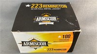 100rnds Armscor .223 FMJ