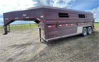 7×20' Norbert Gooseneck Stock Trailer