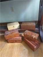 Collection of wood boxes