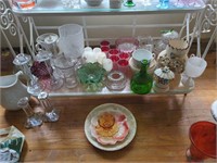 Collection of glassware