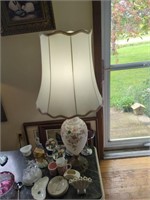 Beautiful frosted glass lamp