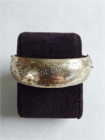Layde Fayre Sterling Silver Etched Bangle