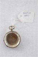 Sterling Silver Waltham 1857 Pocket Watch Casing
