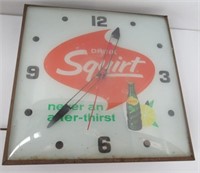 Vintage Electric Advertising Squirt Clock.