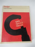 Original 1969 Dodge Charger Service Manual.
