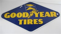 Goodyear Official Product Tire Porcelain Sign.