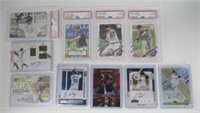 (10) Detroit Tigers Graded and Autographed Cards.