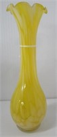 8" Tall Yellow Bud Vase.