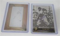 George Kell Certified Autographed Card and 1/1