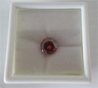 2 CT. Lab Created Red Moissanite.